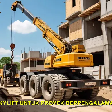 skylift untuk proyek berpengalaman